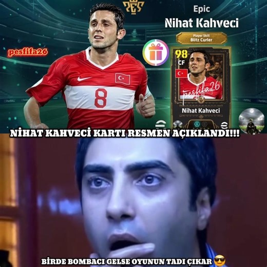Beleş Nihat Kahveci Geliyor 🤯 #pesmobileبيس #efootball #fifa #keşfetbeniöneçıkar #efootball2026