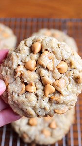 ⬇️ Recipe below! 🍪 These Oatmeal Butterscotch Cookies (aka oatmeal scotchies) are so good. They are soft and chewy cookies full of oats, brown sugar, and butterscotch. 🧡 Recipe here - https://taffeybakery.com/oatmeal-butterscotch-cookies/ or comment recipe and I’ll send it directly to your inbox! | Taffey Bakery