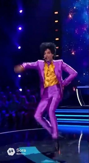 Prince performing his dance moves on "World of Dance"