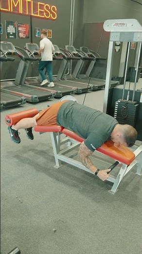 Single leg lying leg curl