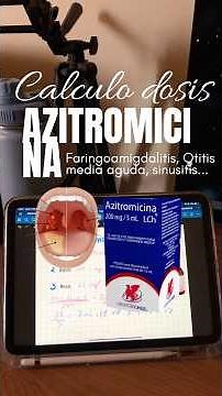 AZITROMICINA para niño - Calculo de dosis📝 #sinusitis #medicinageneral