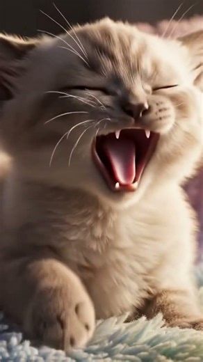 Sleepy Kitty Can’t Stay Awake 🐱💤 | Soft Meow & Purr Sounds