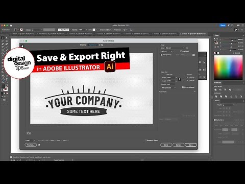 How to Save and Export Files in Illustrator (AI, PDF, PNG, Fonts, More)