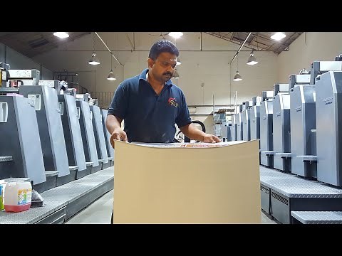 HEIDELBERG SPEEDMASTER 8 COLOUR PRESS AND CD 5 COLOUR + Coating