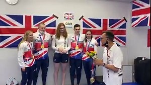 219K views · 10K reactions |  "I am never going to get tired of presenting a gold medal" - Chris Spice Freya Anderson receives her Mixed 4x100m Medley Relay gold 磊朗 #TeamGB | Aquatics GB | Facebook