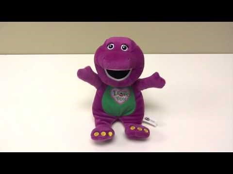 Barney Singing I Love You Barney 10" Plush