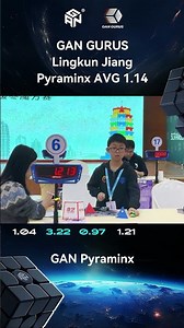 GANCUBE - Lingkun Jiang WR 1.14s Average Pyraminx