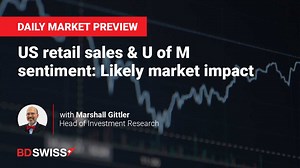 114 reactions | Watch #BDSwiss Daily Market Preview video by #MarshallGittler and topic around "US retail sales & U of M sentiment: likely market impact".  For more in-depth market analysis please visit BDSwiss Research & Analysis Portal: https://bit.ly/3i77qQ4 #marketanalysis #fundamentalanalysis #fxmarkets #forextrader #Powell #BOC | BDSwiss | Facebook