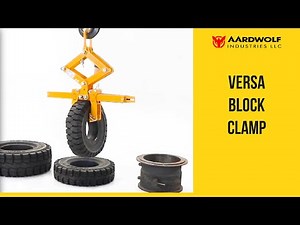 Stone lifter | versa block clamp | lifting and moving concrete blocks | Aardwolf