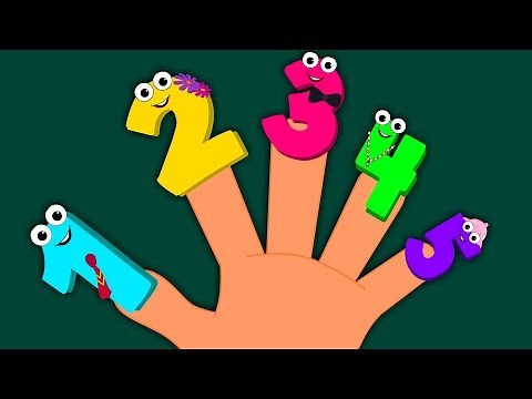 Numbers Finger Family | Nursery Rhyme | Videos For Kids