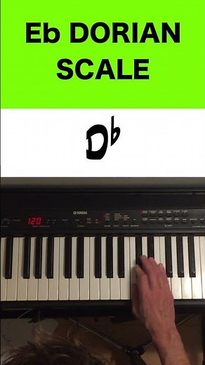 Eb Dorian Scale On Piano: Easy Tutorial For Beginners | Music Simply Understood #music #dorian