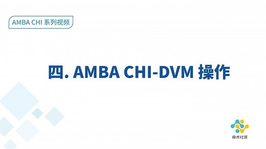 【AMBA系列】AMBA CHI-DVM 操作