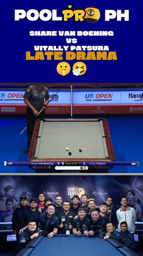 DRAMA UNFOLDS 🔥 Shane Van Boening vs Vitaliy Patsura 9-Ball Showdown! 😎 #PoolProPH #9Balls #Billiards | PoolPro PH