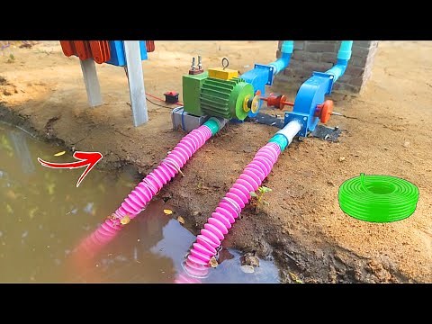 DIY Water Tank Construction | Electric Transformer Motor Water Pump | Science Project
