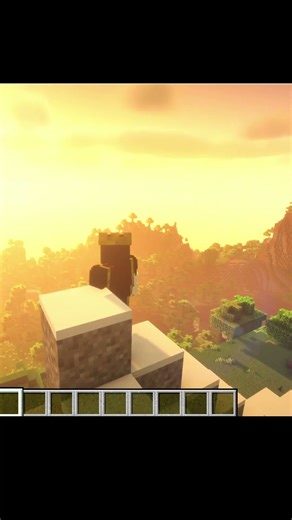Minecraft Sun Looks Unreal 🌅 #minecraftaesthetic