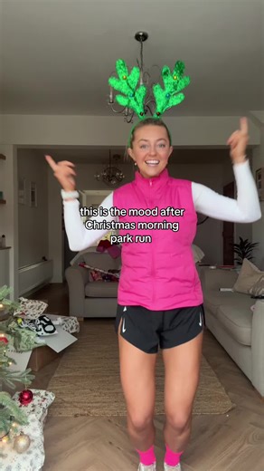 Christmas Morning Park Run Celebration