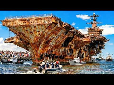 We bought old USS Gerald R. Ford aircraft carrier for $5000 and restored it to value of $10 billion