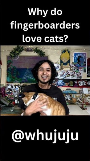 Why Do Fingerboarders Love Cats?