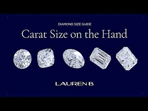 Carat Size on the Hand: Diamond Size Guide