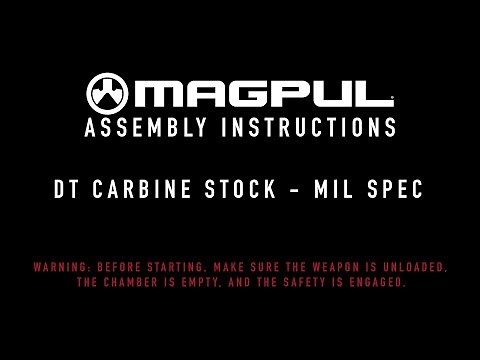 Magpul Instructions - DT Stock
