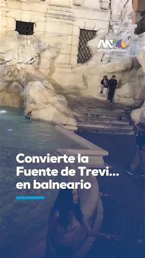Turista se lanza de cabeza a la Fontana di Trevi en Roma: Multa récord y posible veto de Italia
