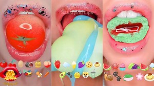 62K views · 1.4K reactions | ASMR mouth sounds eating different food...