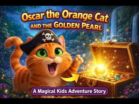 🐱 Oscar the Orange Cat and the Golden Pearl | A Magical Kids Adventure Story