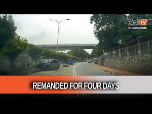 Drunk driver in Klang crash remanded for four days