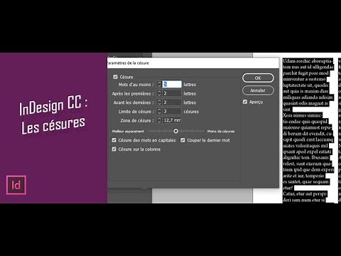 Tuto InDesign CC - Les césures