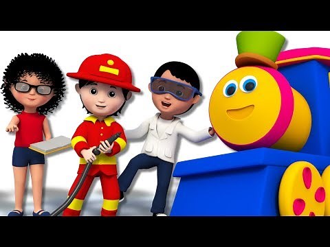Things That People Do | Kids Song Playlist | Compilation | Shows For Kids by Bob The Train