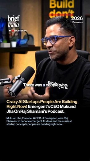 Mukund Jha (Emergent) Reveals the Craziest AI Startup Ideas on Raj Shamani’s ‘Figuring Out’