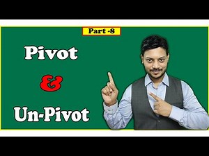 Pivot and Unpivot column power query | power query unpivot multiple columns