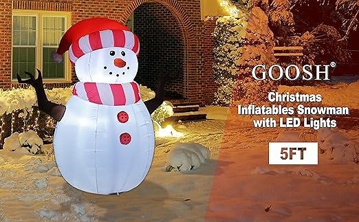 SD27184-5ft Inflatable Snowman Christmas
