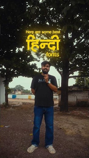 Hindi fonts calligraphy