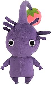 Sanei Boeki PK08 Pikmin All Star Collection Purple Pixin Plush Toy, Height 6.7 inches (17 cm)