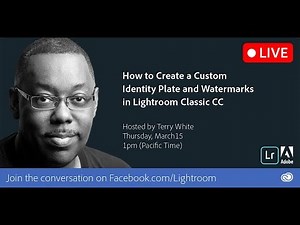 How to Create Identity Plates and Watermarks in Lightroom Classic CC
