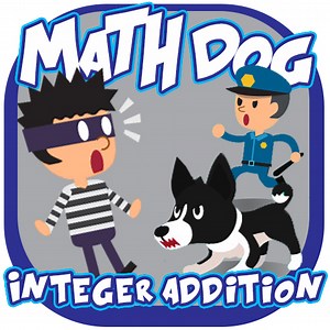 Play Math Dog Integer Addition | Free Online  Games. KidzSearch.com