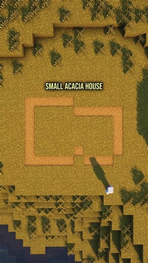 Small Acacia House #minecraft #minecraftbuilding #minecrafttutorial #m...