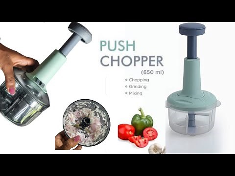 Push Chopper / Honest review / UnboxingStewit Food Chopper | Manual Hand-Press Vegetable Chopper