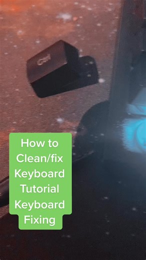 Keyboard fixing sadly by Ctrl key’s stabilisers came of and got stuck in the plastic part #keyboard #fixing