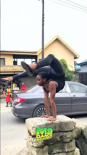 Beautiful acrobatic dancer - M9 dance academy Nigeria