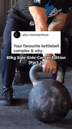 SIDE SIDE CENTER = THE GO TO RECIPE Take a page from the @weckmethod programming handbook and have a framework to work from with any modality and any session intent. This is the “Side Side Centered Squared” Lower Body Complex from my Kettlebell Programming in my Skool Community. Hinge: H2H Swing (side/side) 2H Squat Swing x 2H Swing (center) Hinge/Squat: 2H clean x Backside CCT Split Squat L/R (side/side) 2H High Pull x 2H Goblet Clean & Squat (center) With some finessed hand offs to keep the fl