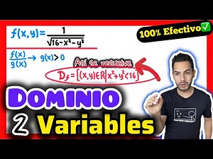 ✅DOMAIN of functions 2 VARIABLES [Explained in 6 minutes😎​🫵​💯​] Multivariable Calculus