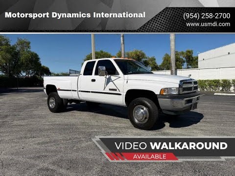 1999 Dodge Ram 3500 5.9L Cummins Turbo Diesel 4x4 | 1-Owner Dually | 110k - FOR SALE - WE SHIP!