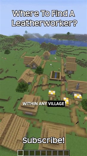Where To Find A Leatherworker In Minecraft?!