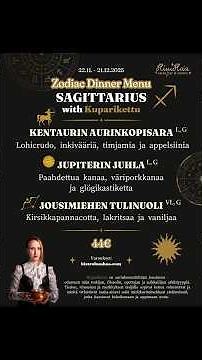 Suunnittelin ♐ Menun ✨