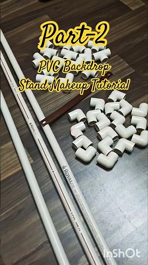 PVC backdrop stand Makeup tutorial|#Decoration#backdropstand #backdrop #stand #diwali #birthday