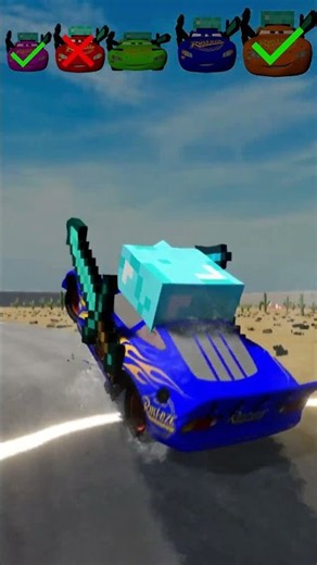 SIZE MATTERS? Water Pool Car Jump! #shorts #beamng #beamngdrive #gta5 #cargames #sizetest #waterpool