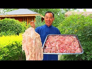 WORLD BEST Offal Recipe！Fish Maw Stewed with Intestines, Perfect with Rice! ｜Uncle Rural Gourmet