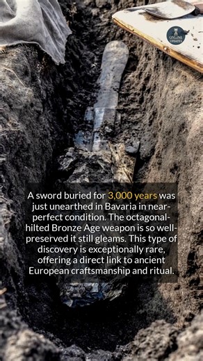 A 3,000-year-old Bronze Age sword found in Germany still gleams. #history #archaeology #ancienthistory | Online Updates